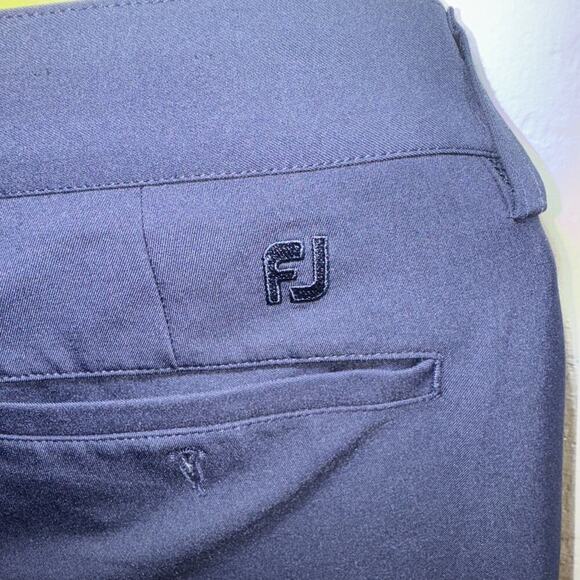 Footjoy Pants Mens 34x32 Navy Chino Stretch Performance Golf Classic Fit - Picture 8 of 9